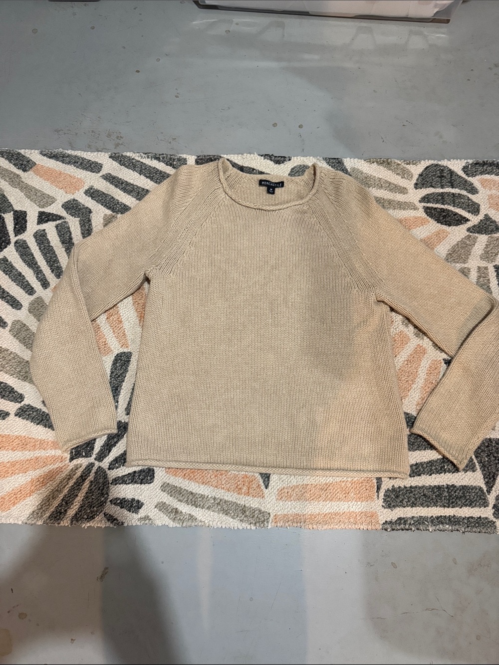 J. Crew Women's Crewneck Sweater in Beige